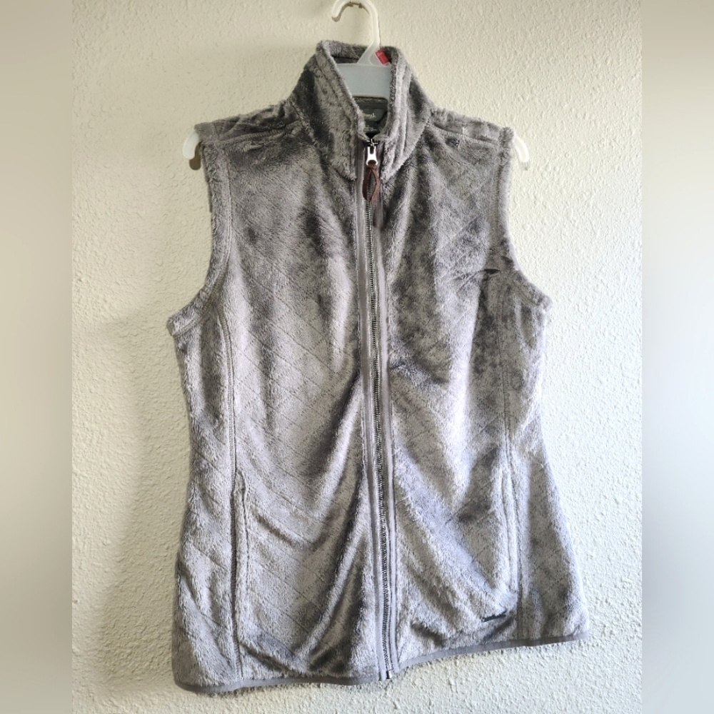 Gray sweater vest